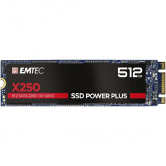 SSD X250, 512GB, SATA M2 2280, R/W speed 520MBs/500MBs