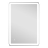 kleankin Oglinda pentru Baie cu Lumini LED, 70x 4 x 100cm, Argintiu | Aosom Romania