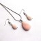 Set cuart roz, set bijuterii femei din pietre semipretioase 39077