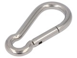 Carabină Oțel Inoxidabil A4 100mm 10mm pentru Cabluri KRAFTBERG KAR-10-A4