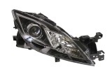 Far Mazda 6 (GH) 11.2007-10.2009 TYC dreapta fata, tip bec H11+H9, reglaj electric, cu rama si motoras reglare