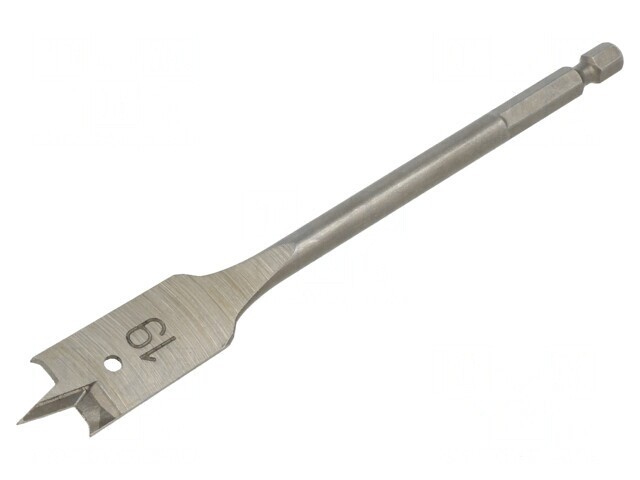 Burghiu Lopată Lemn 19mm 152mm