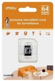 Card MicroSD, 64GB, Clasa 10, citire 95 Mbps, scriere 38 Mbps, IMOU, ST2-64-S1 MICROSD64-IMOU
