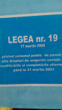 Legea nr.19 din 17 martie 2000