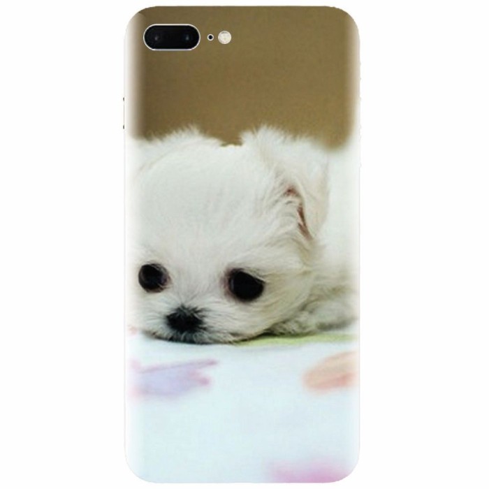 Husa silicon pentru Apple Iphone 8 Plus, Puppies 001 Husa silicon pentru Apple Iphone 8 Plus, Puppies 001