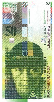 Elvetia 50 Franci 2004 P-71b UNC foto