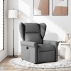 VidaXL Fotoliu rabatabil, gri &icirc;nchis, material textil 4015657