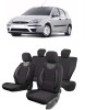 Set Huse scaune insertii piele ecologica FORD Focus 1 (1998-2005) Negru - Copie, Umbrella