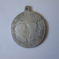 Medalia Aniversarea Unirei 10 Maiu 1929,regele Mihai copil si Mihai Viteazul