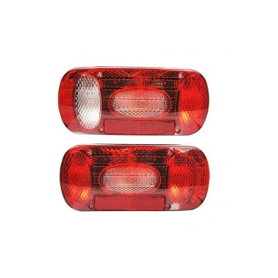 Set 2 lampi stop auto 7 functii E-Mark E11 pentru remorca camion trailer 12V Cod: ST0455 + ST0456 foto