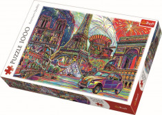 PUZZLE TREFL 1000 CULORILE PARISULUI foto