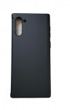 Husa protectie 360 fata + spate + folie silicon Samsung Note 10 , Negru, Fara snur, Plastic