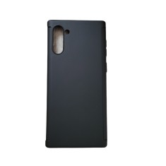 Husa protectie 360 fata + spate + folie silicon Samsung Note 10 , Negru