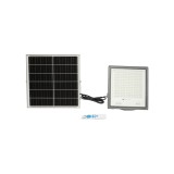 Proiector LED solar 200W cu panou 20W, baterie si telecomanda Breckner