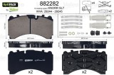 VALEO 882282 OPTIPACK set placute frana,frana disc