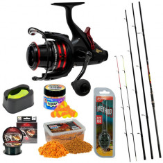 Set pescuit Benzar Classic Method Feeder, Lanseta + Mulineta + Nada + Fir + Montura + Matrita