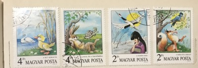 (A) Timbre straine serii tematica Povesti Ungaria foto
