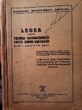 Legea pentru asezarea contribuțiilor- 1941