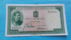 Bancnota 500 lei 1934 foto