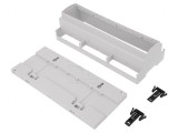 Carcasă pentru șină DIN gri 91x213x62mm 12 module