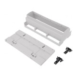 Carcasă pentru șină DIN gri 91x213x62mm 12 module