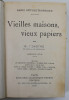 PARIS REVOLUTIONNAIRE - VIEILLES MAISONS , VIEUX PAPIERS par G. LENOTRE , 1936