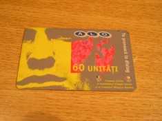 B12 10 - Card incarcare mobil - foarte vechi - piesa de colectie