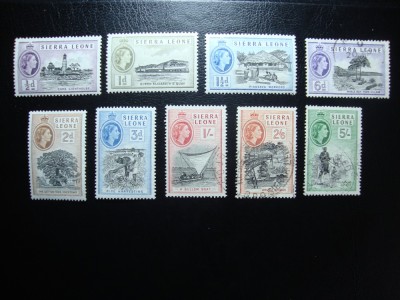 SIERRA LEONE ELISABETA II , MH,ST. foto