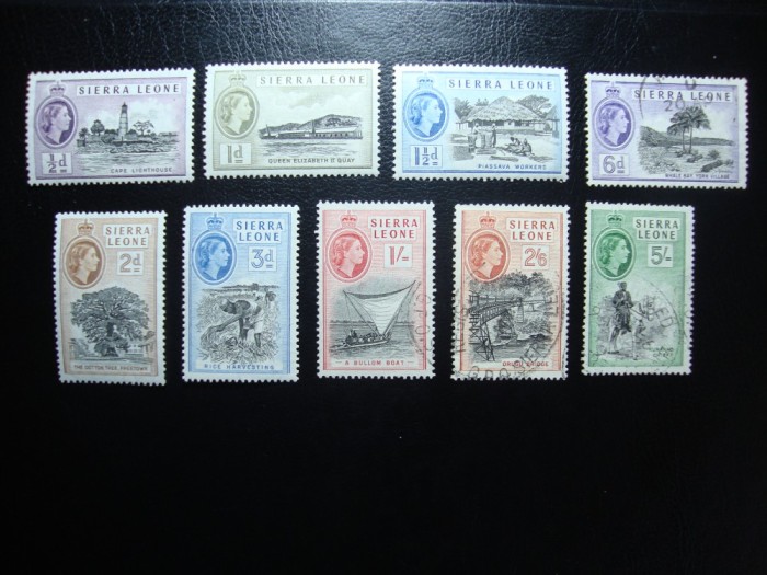 SIERRA LEONE ELISABETA II , MH,ST.