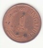 Singapore 1 cent 1976, Asia, Bronz