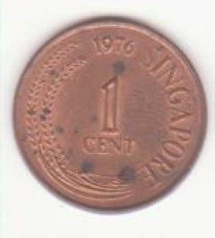 Singapore 1 cent 1976 foto