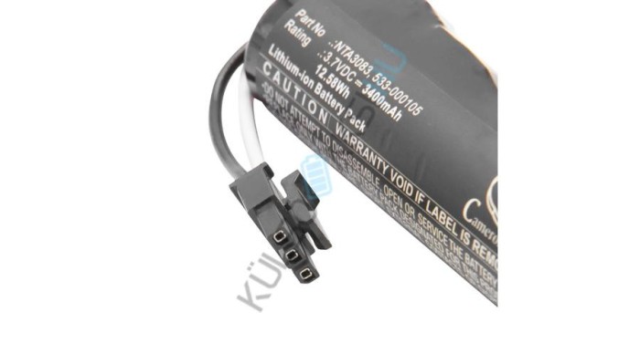 Baterie VHBW &icirc;nlocuiește Logitech NTA3083, 533-000105 pentru difuzor Logitech - Li-Ion 3400 mAh