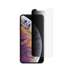 Folie telefon privacy de sticla compatibila iphone xs max / 11 pro max, 2.5d, protectie profesionala, case friendly, negru foto