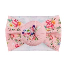 Bentita lata tip turban cu imprimeu - Model 8 (Marime Disponibila: 6-12 luni foto