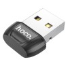 Adaptor USB Bluetooth 5.0 Hoco UA18, Dongle Wireless PC/Laptop, Compatibilitate Universala, Plug &amp; Play, Negru