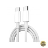 Cablu Date si Incarcare USB-C - USB-C WiWu C008 100W 1.2m Alb