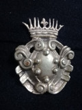 brosa antica italiana.broșă cu medalion Familia de&#039; Medici,piesa turnata fara st