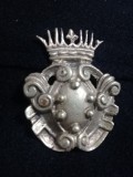 Brosa antica italiana.broșă cu medalion Familia de&#039; Medici,piesa turnata fara st