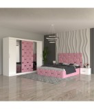 Dormitor Sofia Roz 160x200cm