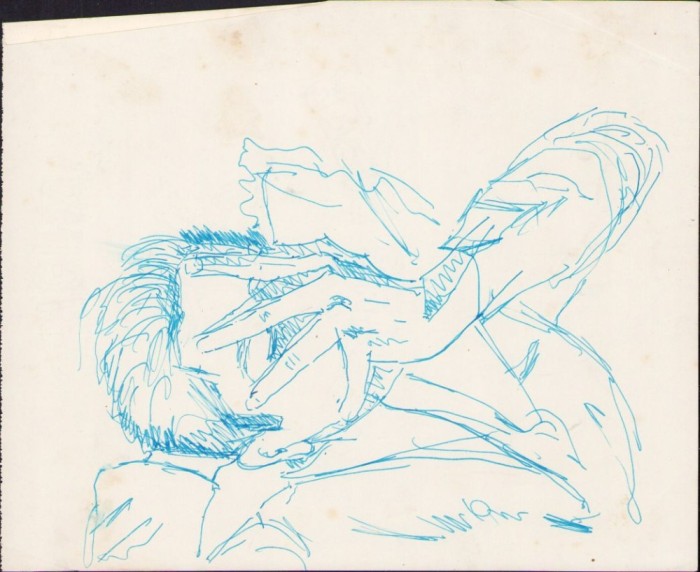 A1605 Schiță de Dimitrie &bdquo;Puiu&rdquo; Eitel, nesemnată