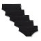Set 5 chiloti pentru femei Iris Lilly, detaliu din dantela, negru, XS - OUTLET