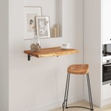 VidaXL Raft perete 50x40x3,8 cm dreptunghiular lemn acacia margine vie