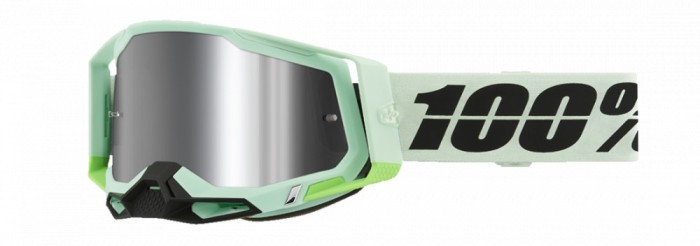Ochelari cross/atv 100% Racecraft 2 Palomar, lentila oglinda, culoare rama verde... Cod Produs: MX_NEW 26013317PE