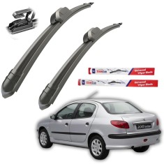 Ștergătoare Peugeot 206 (1998&ndash;2012) Sedan &ndash; Set față Flat