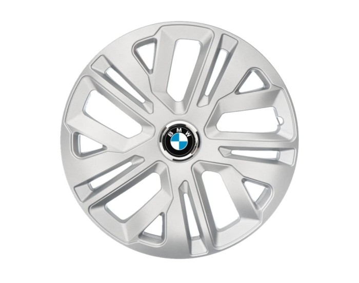 Set 4 capace roti 16`` Raven Gri, Compatibile cu BMW