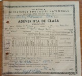 Adeverinta de clasa (permutare) RPR Invatamantul primar de stat 1948