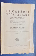 C939-I-Carte bucate veche-BUCATARIA VEGETARIANA-Romania 1928. foto