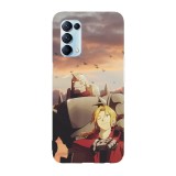 Husa compatibila cu Oppo A72, Viceversa, model Elric Brothers Full Metal Alchemists, Silicon, TPU, Transparent, Carcasa