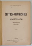 DICTIONAR GERMAN-ROMAN de MAXIMILIAN W. SCHROFF , EDITIUNE MARE , 1922