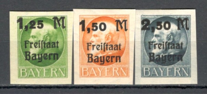 Bayern.1919/20 Regele Ludwig III-supr. nedantelate XB.14